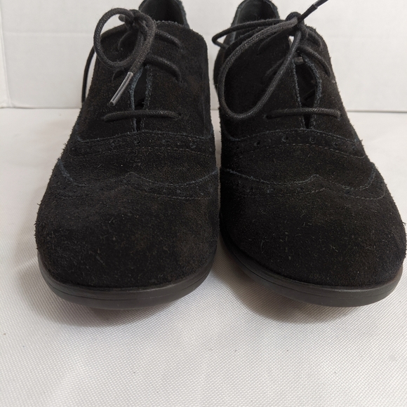 Born Black Suede Heeled Shoes - Picture 7 of 7